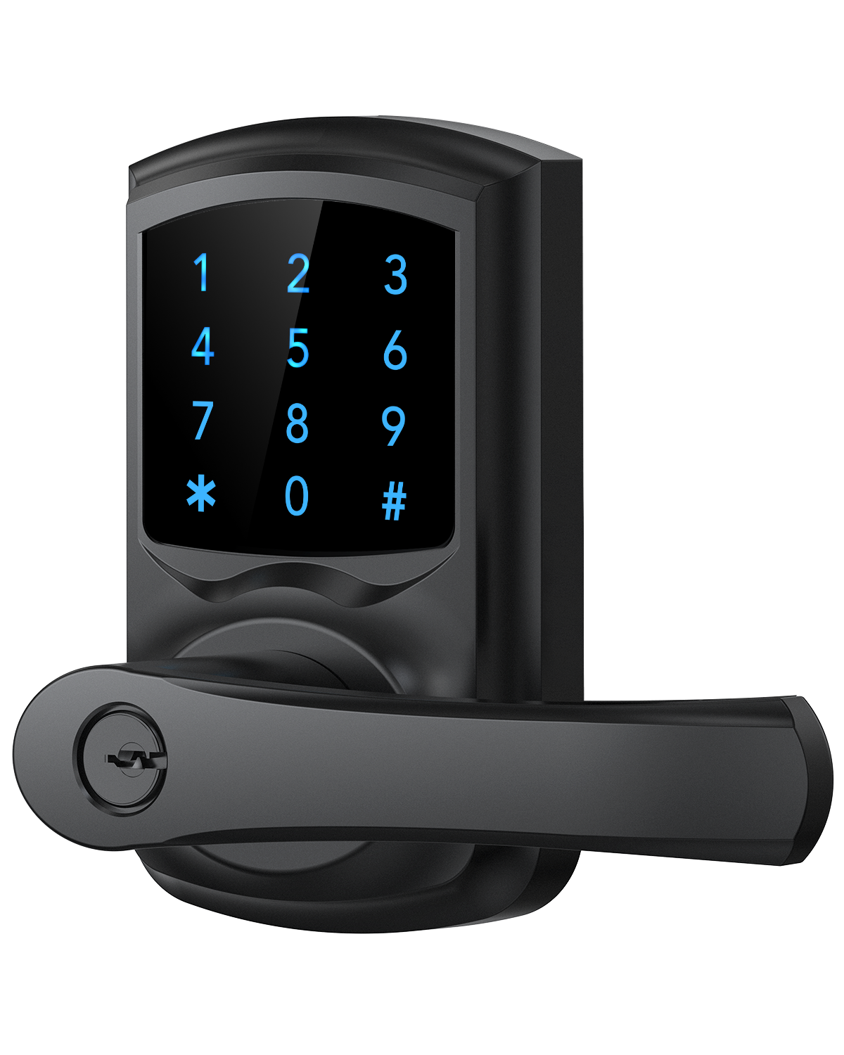 HL668 Touchscreen Keyless Entry Door Lock with Handle – Hidalife