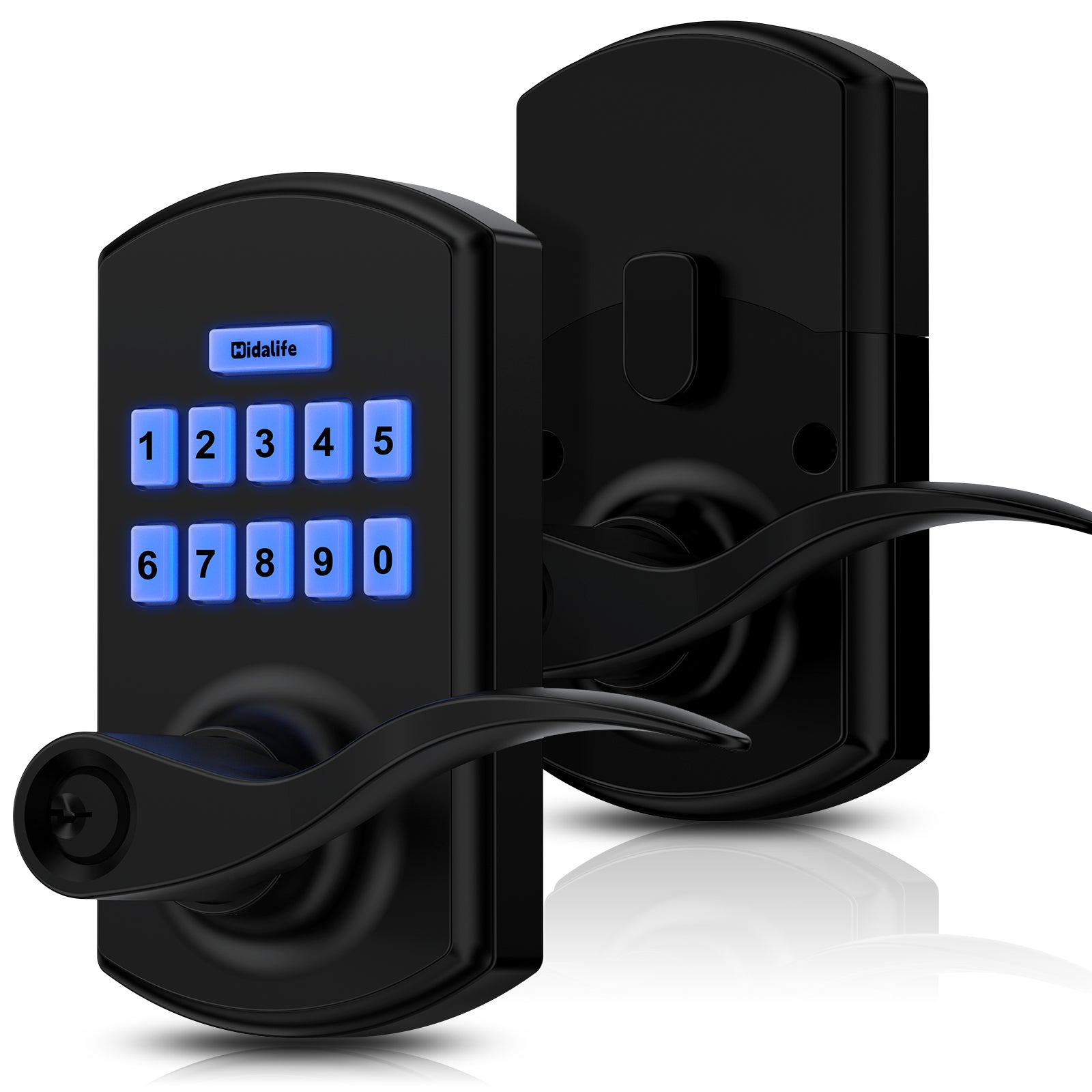 HL300L Keypad Door Lock with Handle – Hidalife