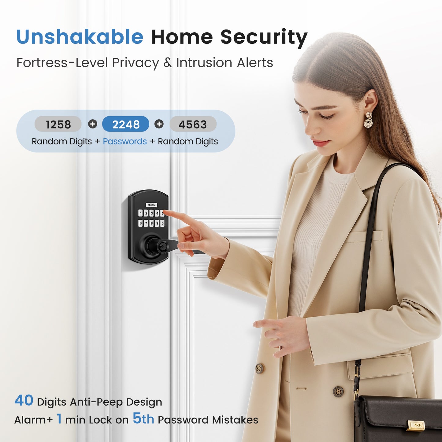 HL-300L Keypad Door Lock with Handle