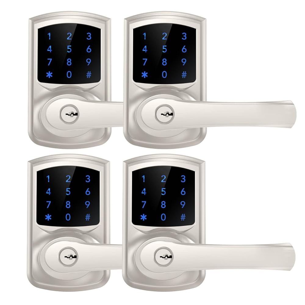 HL668 Touchscreen Keyless Entry Door Lock with Handle