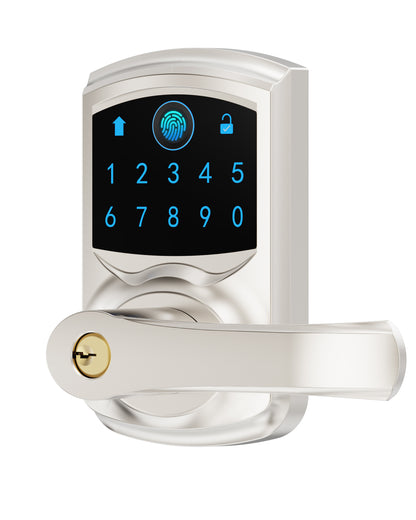 669FL Fingerprint Door Lock with Handle Biometrics Deadbolts