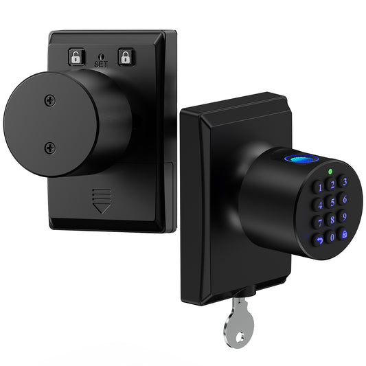 Smart Fingerprint Door Lock – Keyless Entry with Keypad Knob