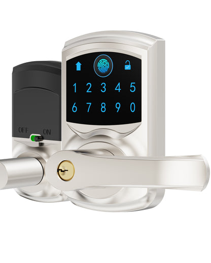 669FL Fingerprint Door Lock with Handle Biometrics Deadbolts