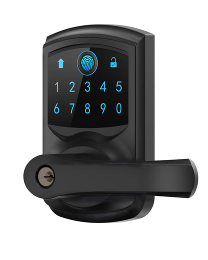 669FL Fingerprint Door Lock with Handle Biometrics Deadbolts
