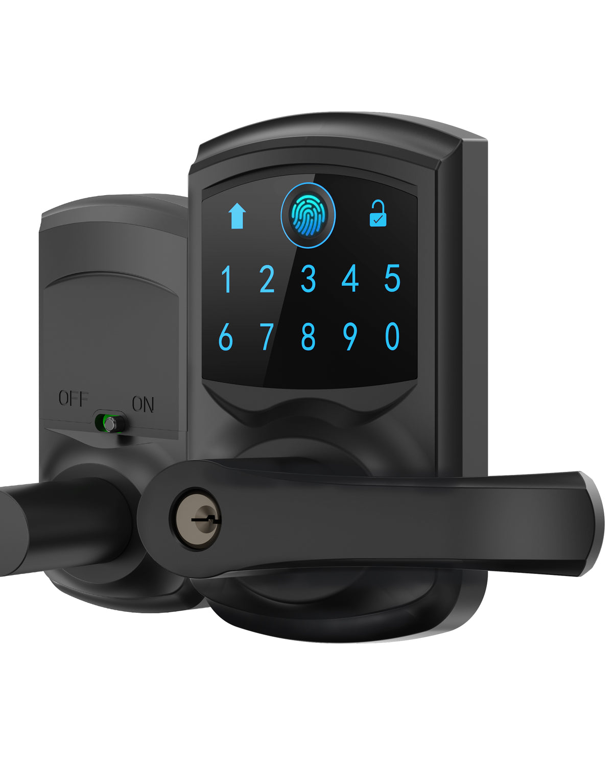 669FL Fingerprint Door Lock with Handle Biometrics Deadbolts