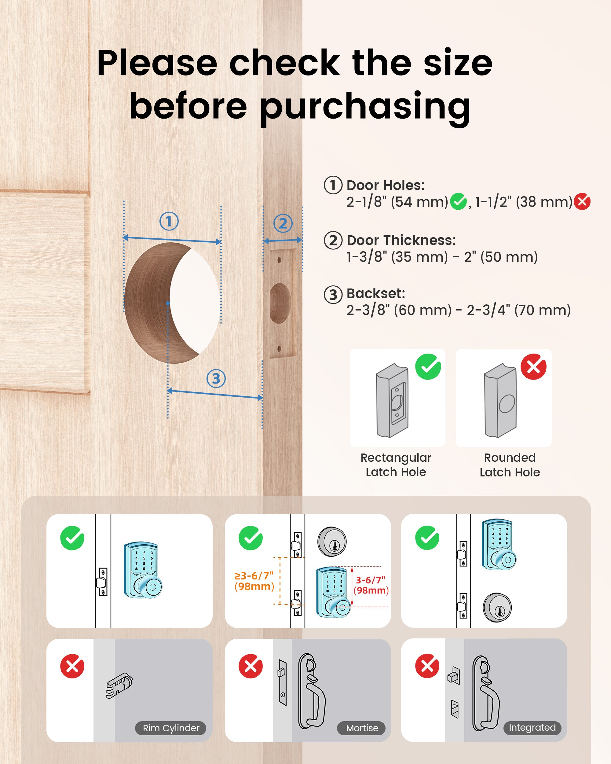 HL669K Black Door Knob with Keypad – Hidalife