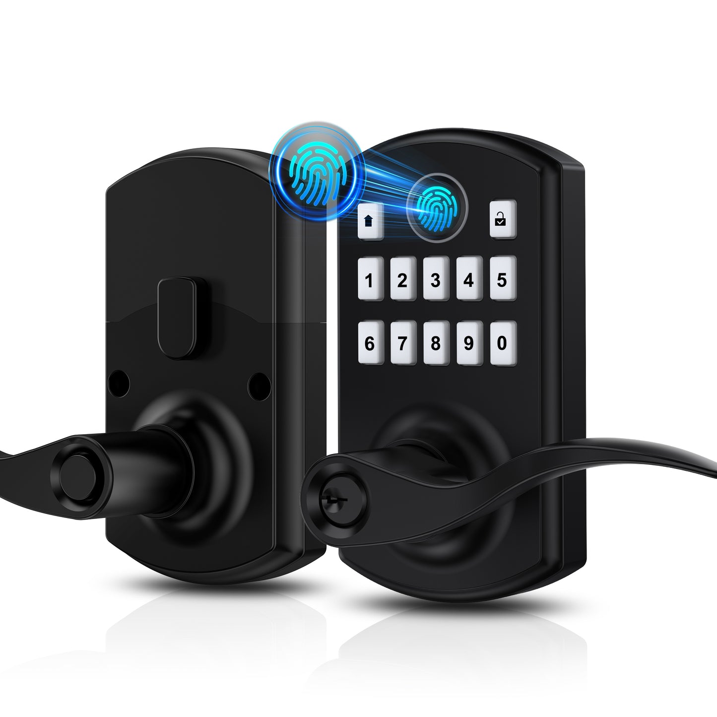 Hidalife 300FL Fingerprint Door Lock with Handle