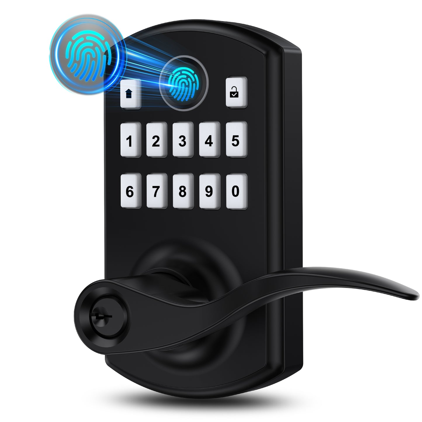 Hidalife 300FL Fingerprint Door Lock with Handle