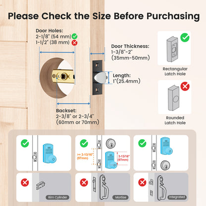 HL-300K Smart Door Knob with Keypad