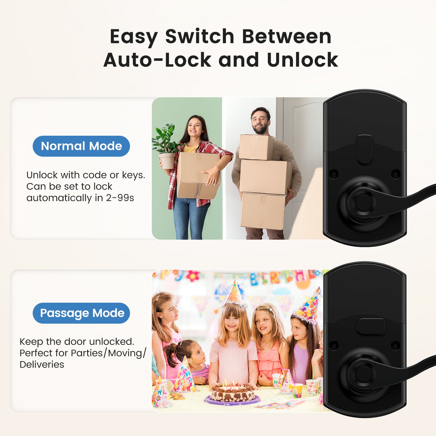 HL-300L Keypad Door Lock with Handle