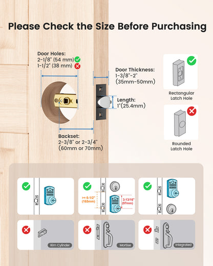 HL300FK Fingerprint Keyless Entry Door Lock