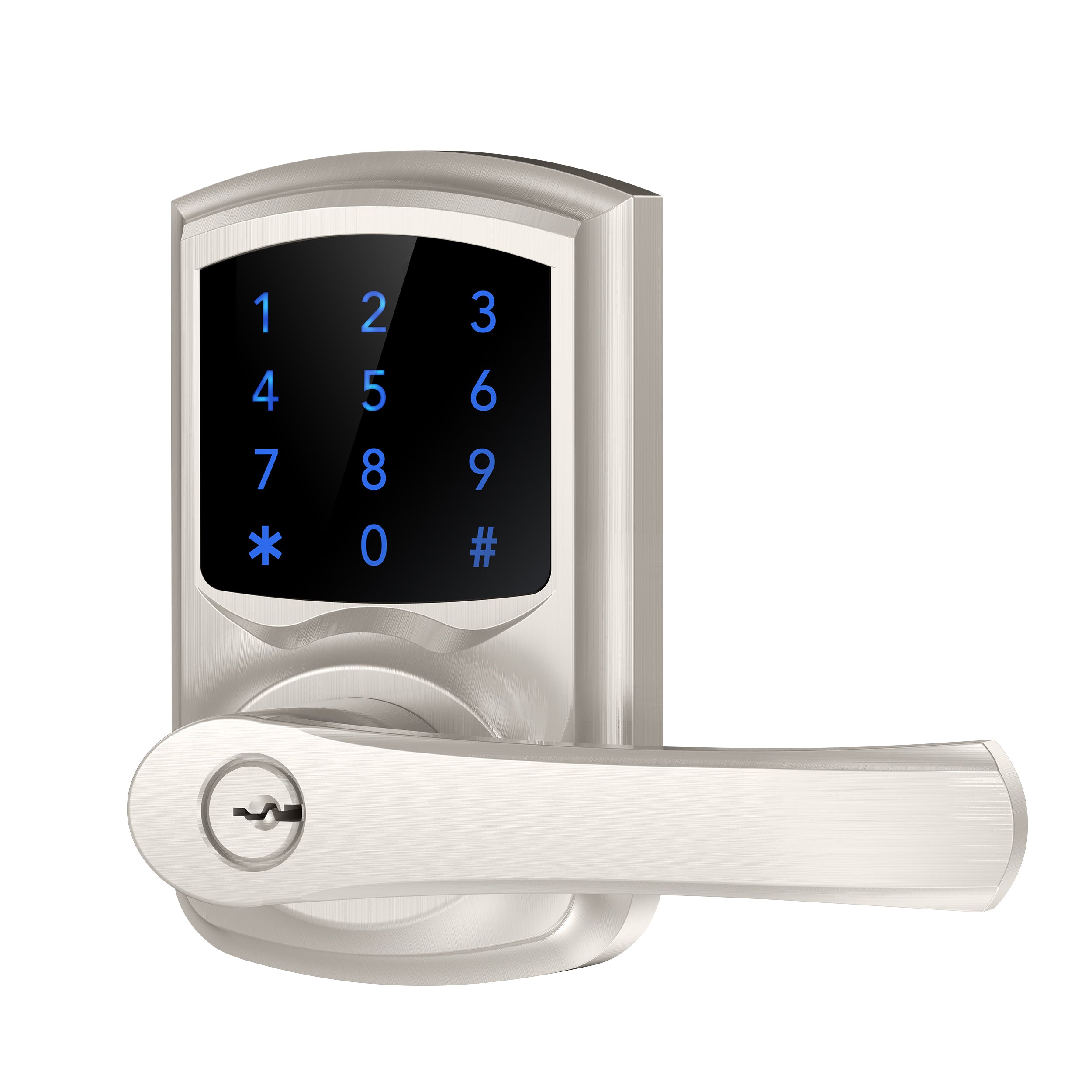 HL668 Touchscreen Keyless Entry Door Lock with Handle – Hidalife